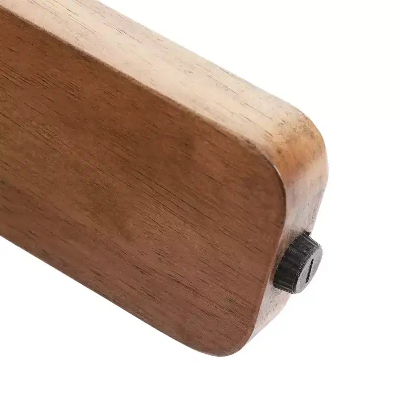 Table basse ovale en bois, 38x24x18, Naturel