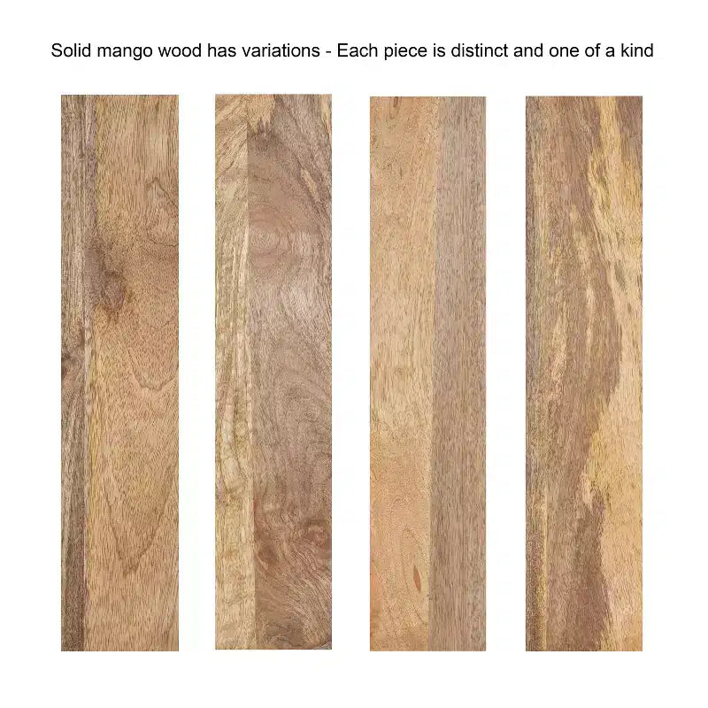 Table basse ovale en bois, 38x24x18, Naturel