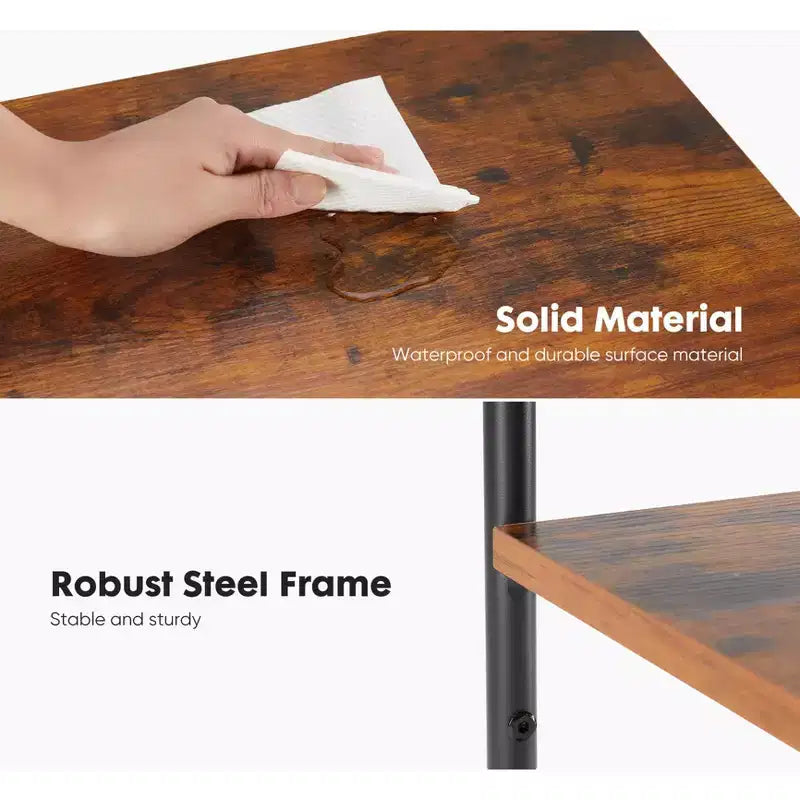 Table de chevet 3 niveaux avec pieds réglables, 1 ou 2 tables d'appoint compactes avec étagères de rangement, tables de chevet pour salon, chambre, salle de bain